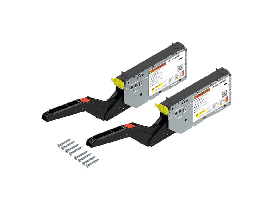 Kraftspeicher-Set AVENTOS HK top - TIP-ON (Spanplattenschrauben) 