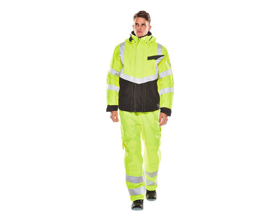 Winterjacke SAFE SUPREME hi-vis orange/dunkelanthrazit