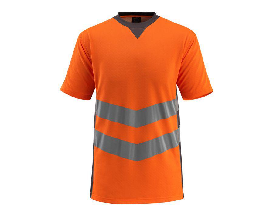 T-Shirt SAFE SUPREME hi-vis orange/dunkelanthrazit