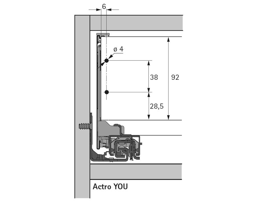 AvanTech YOU bianco - altezza 139 mm