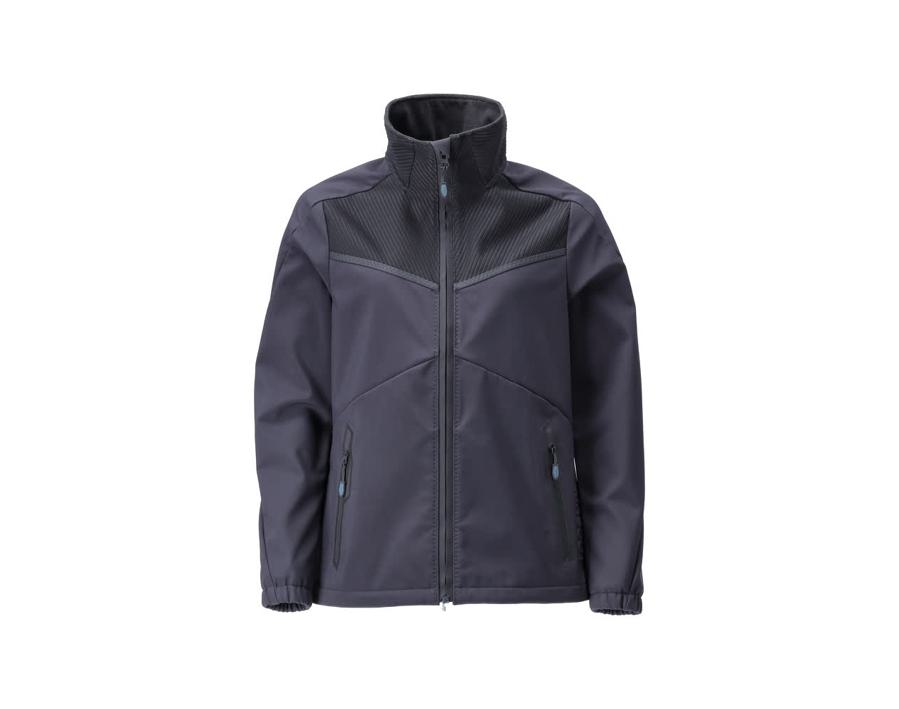Soft Shell Jacke CUSTOMIZED schwarzblau