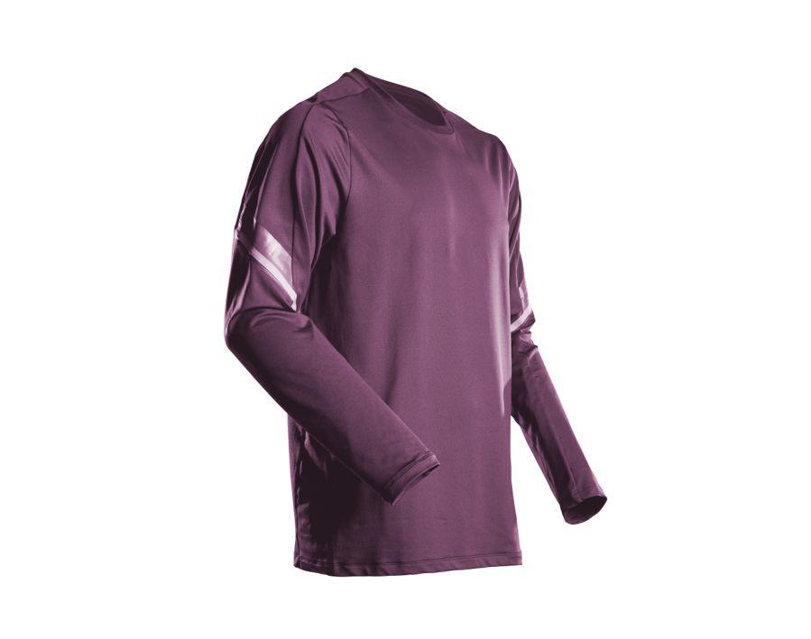 T-Shirt, Langarm CUSTOMIZED bordeaux
