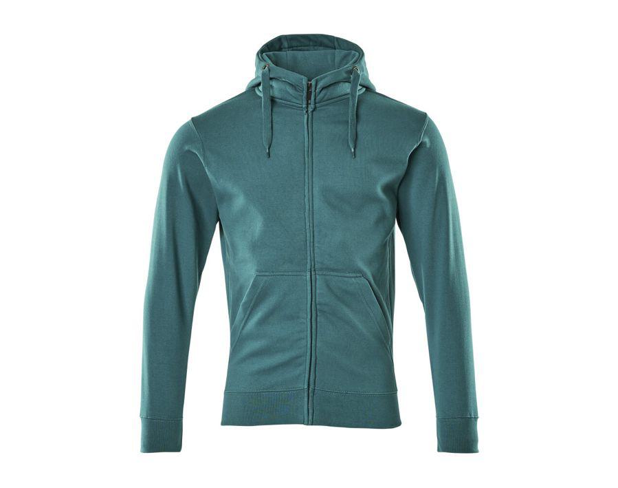 Kapuzensweatshirt mit Reißverschluss CROSSOVER petroleum