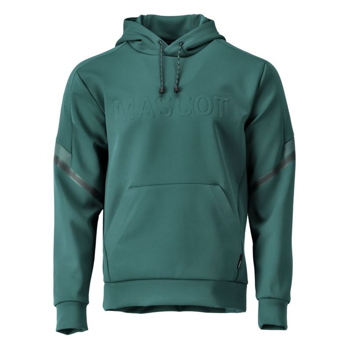 Fleece Kapuzensweatshirt CUSTOMIZED waldgrün