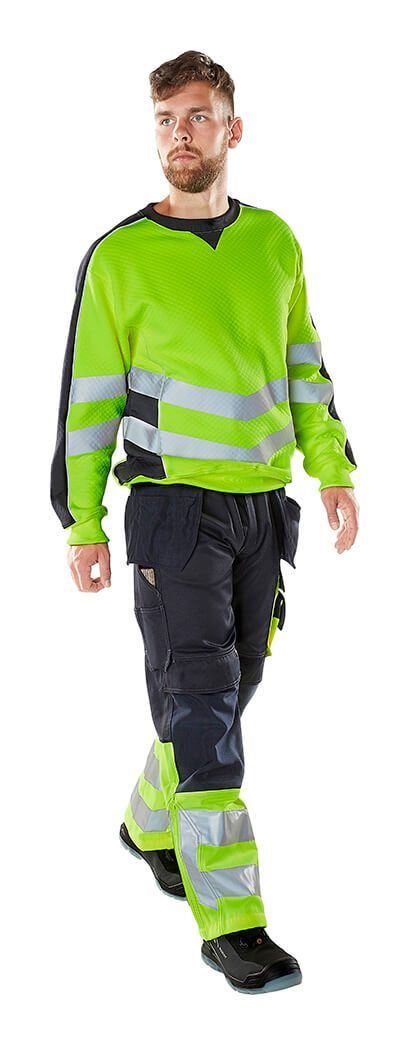 Hose mit Hängetaschen SAFE SUPREME schwarz/hi-vis gelb