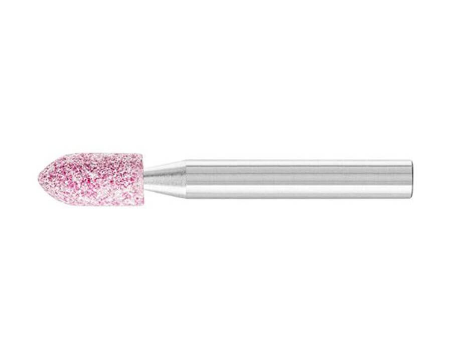 Korund-Schleifstift STEEL, Spitzbogenform, 6-mm-Schaft