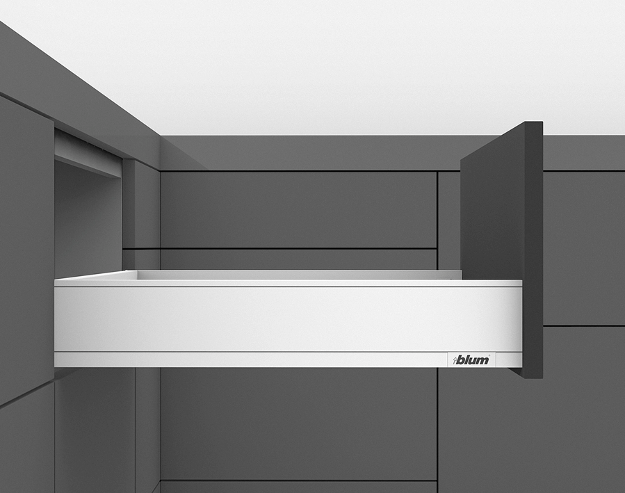Coulisse De Tiroir Blum LEGRABOX 770c6502s, Noir Terra Mat, Côté Droit/gauche, Neuf