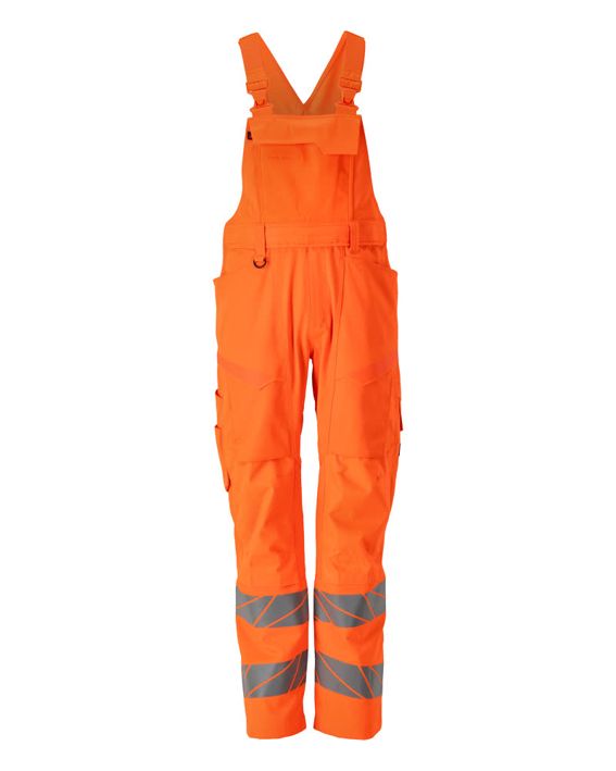 Salopette con tasche porta-ginocchiere ACCELERATE SAFE hi-vis arancio