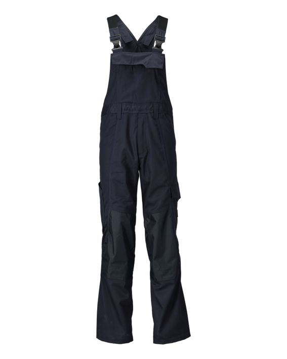 Latzhose mit Knietaschen ACCELERATE schwarzblau