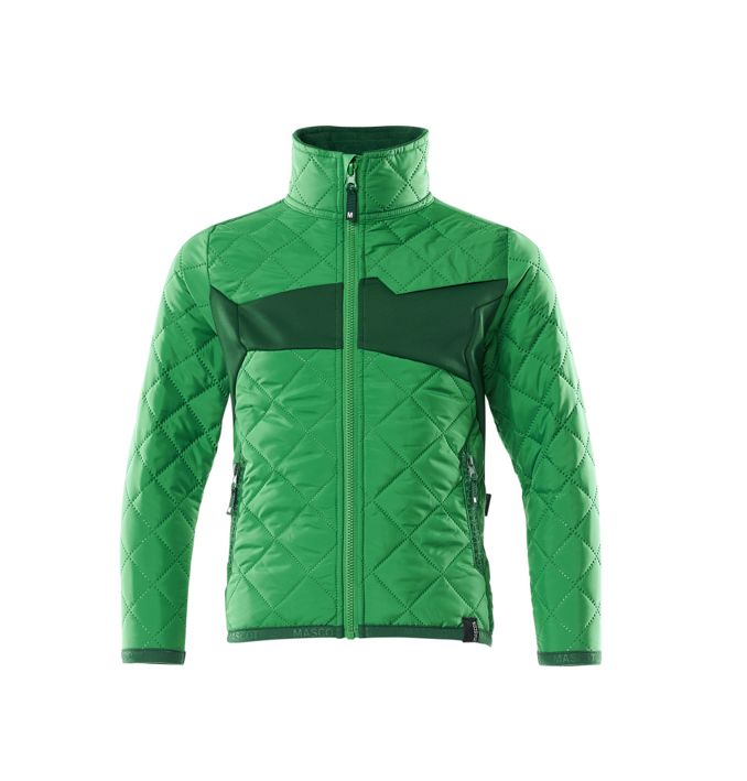 Thermojacke für Kinder ACCELERATE grasgrün/grün