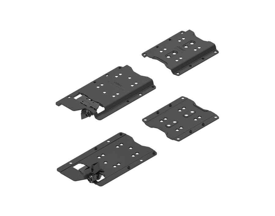 Pocketverbinder-Set für Anwendung ohne Sockel REVEGO uno Einzeltür