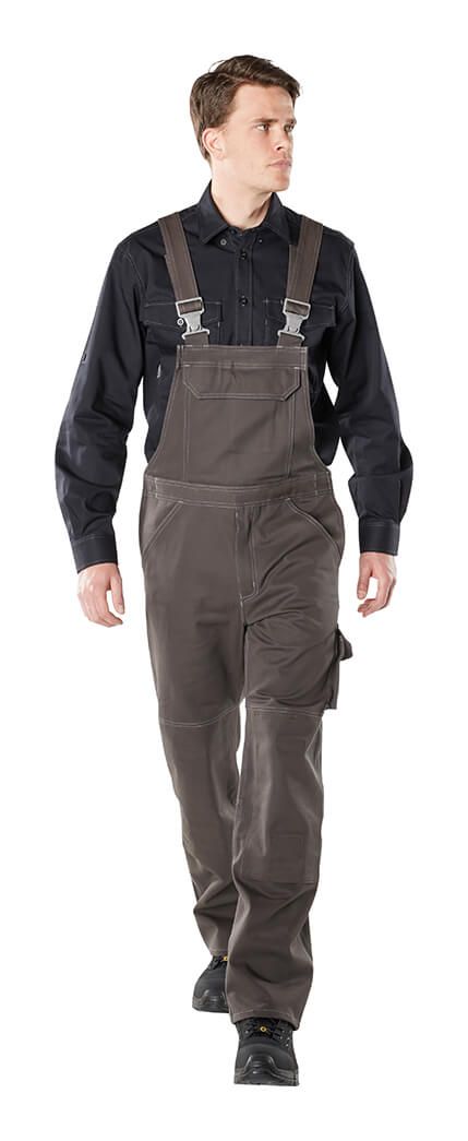 Latzhose mit Knietaschen INDUSTRY schwarz