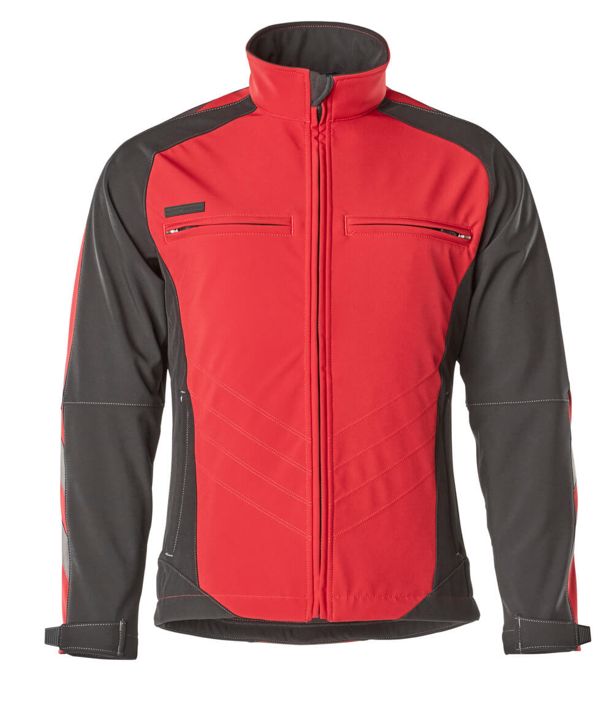 Soft Shell Jacke UNIQUE rot/schwarz