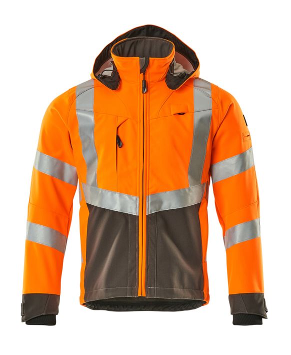 Soft Shell Jacke SAFE SUPREME hi-vis orange/dunkelanthrazit