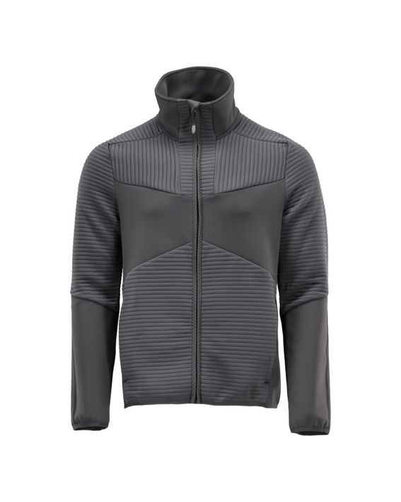 Fleecepullover mit Reißverschluss CUSTOMIZED Anthrazitgrau