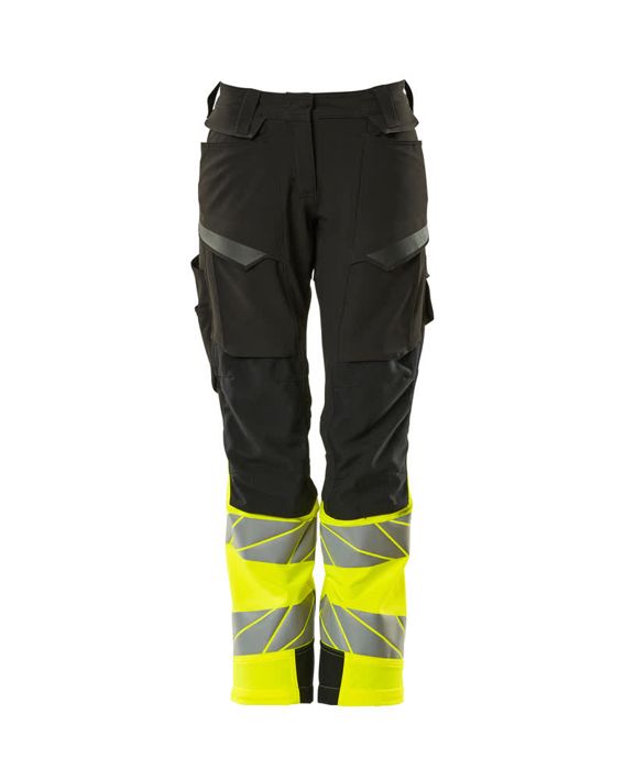 Hose mit Knietaschen ACCELERATE SAFE schwarz/hi-vis gelb