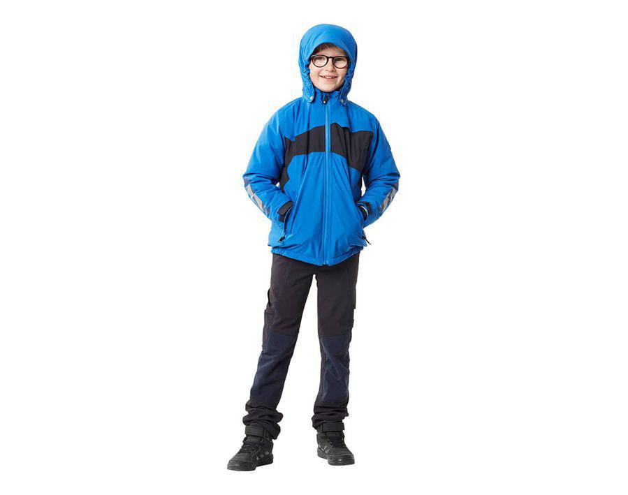 Winterjacke für Kinder ACCELERATE schwarz