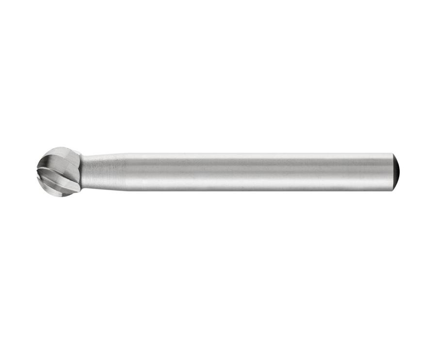 HSS-Frässtift (Rotorfräser) Schaft-Ø 6 mm, Kugelform F, Zahnung 1
