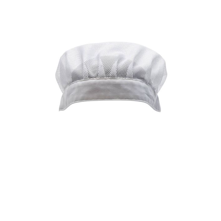 Haube mit Haarnetz FOOD & CARE weiss