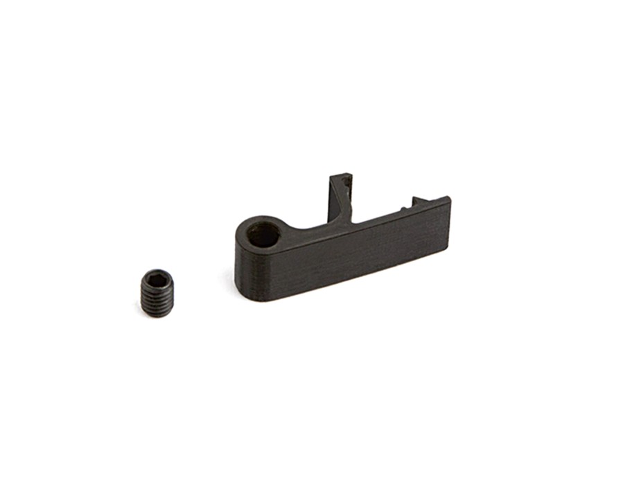 Cadro Vitrine Clip-Glasbodenträger 1-seitig schwarz