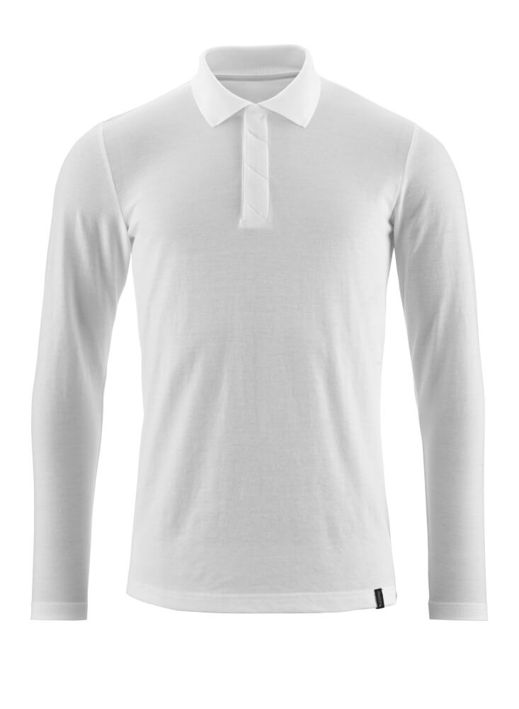 Polo-Shirt, Langarm CROSSOVER weiss