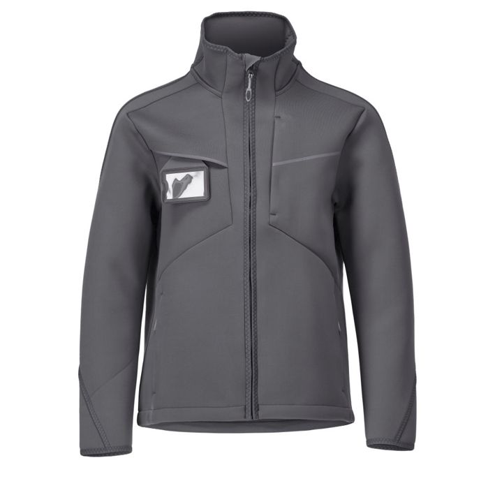 Soft Shell Jacke CUSTOMIZED Anthrazitgrau