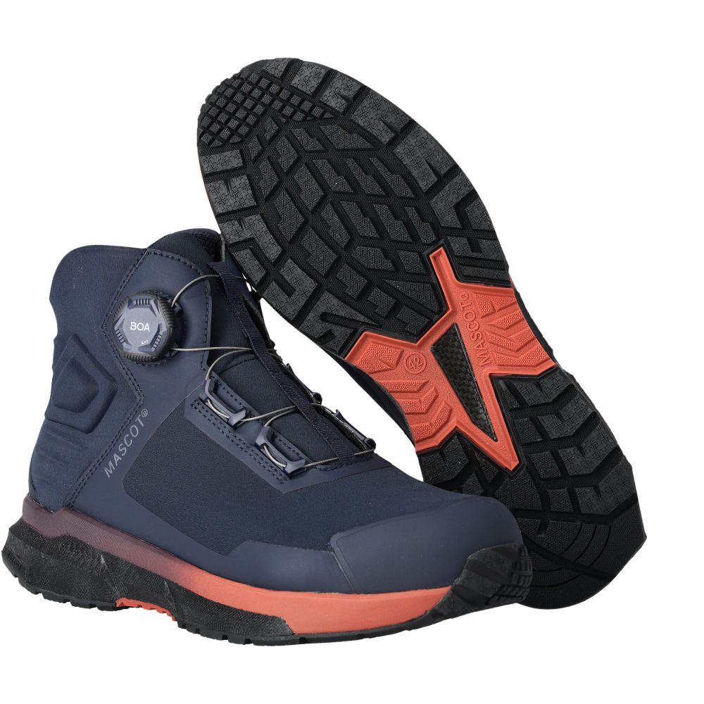 Sicherheitsstiefel FOOTWEAR CUSTOMIZED Schwarz/Hellorange