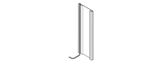 Trägerprofil für SERVO-DRIVE LEGRABOX/TANDEMBOX/MOVENTO/