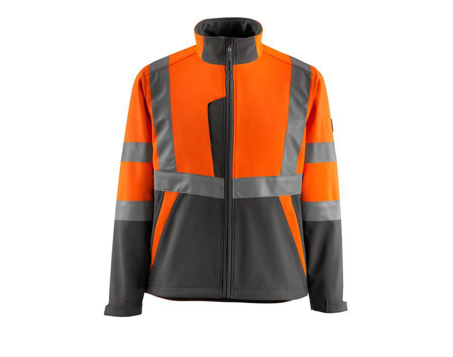Soft Shell Jacke SAFE LIGHT hi-vis orange/dunkelanthrazit