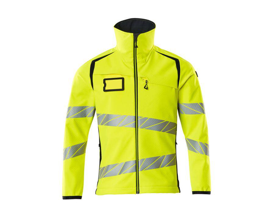 Soft Shell Jacke ACCELERATE SAFE hi-vis gelb/schwarzblau