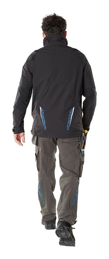 Jacke ADVANCED schwarz/dunkelpetroleum