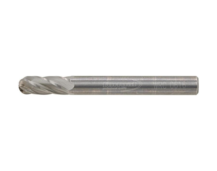 Hartmetallfrässtift (Rotorfräser) DIN 8033 – Schaft-Ø 6 mm, Walzenrundform WRC, Zahnung Alu