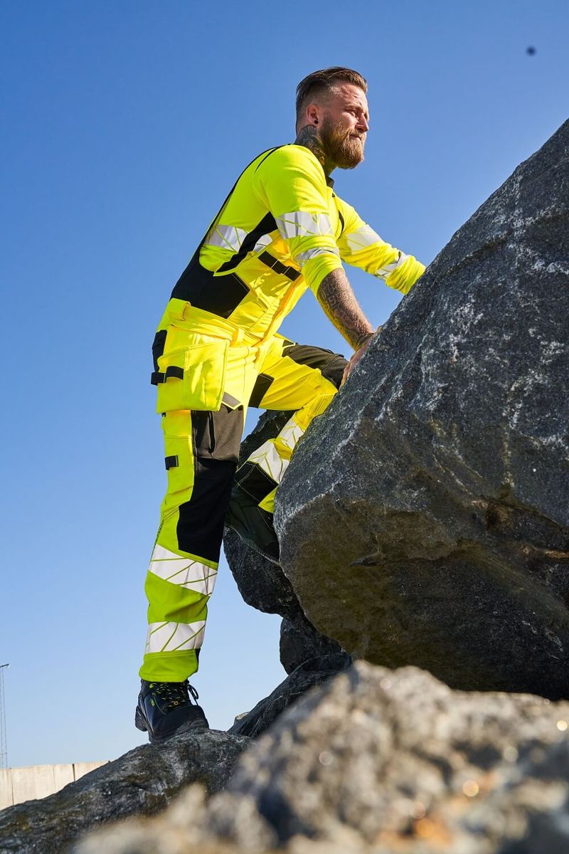 Kombihose ACCELERATE SAFE hi-vis gelb/schwarz