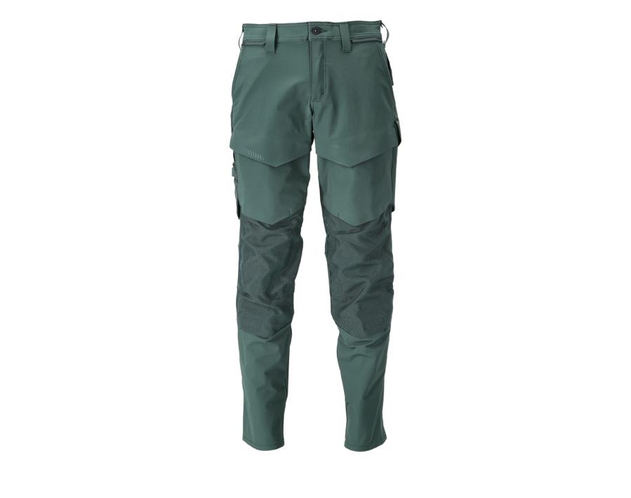 Hose mit Knietaschen CUSTOMIZED waldgrün