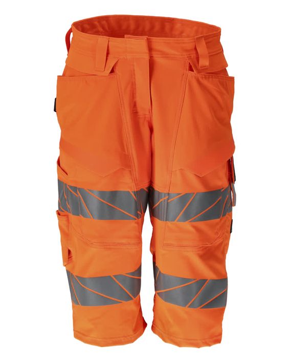 Shorts, lang ACCELERATE SAFE hi-vis orange