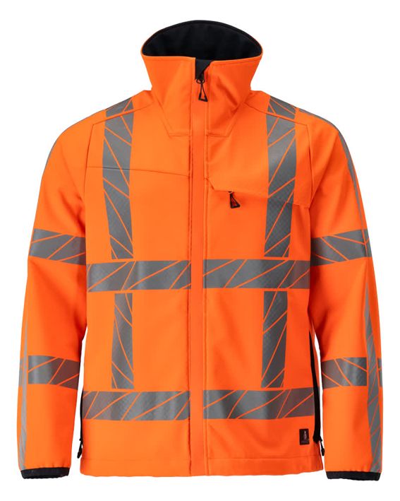 Soft Shell Jacke ACCELERATE SAFE hi-vis orange