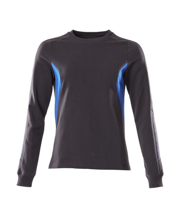 Sweatshirt ACCELERATE schwarzblau/azurblau