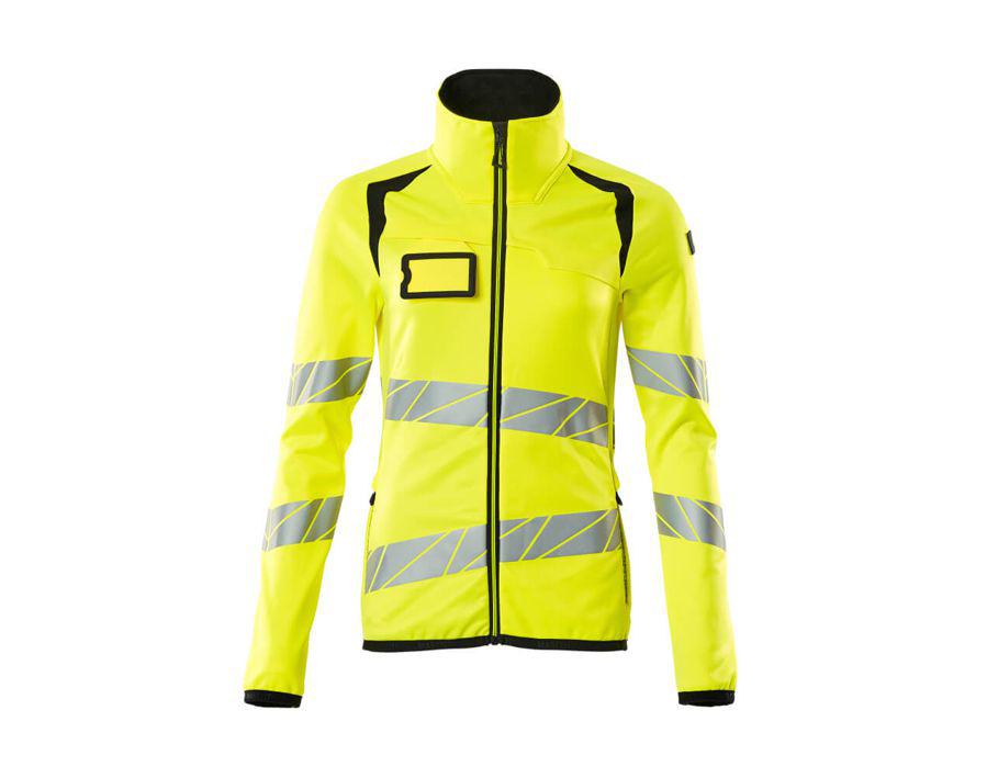 Fleecepullover mit Reißverschluss ACCELERATE SAFE hi-vis gelb/schwarz