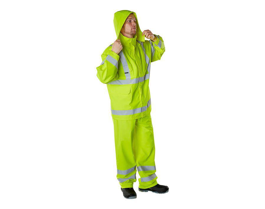 Regenjacke SAFE AQUA hi-vis gelb