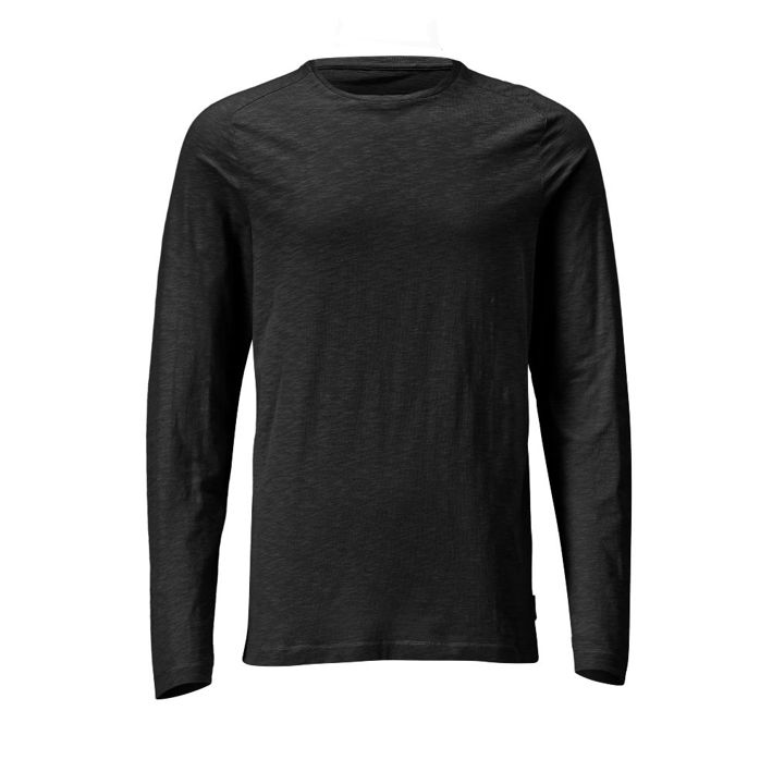 T-Shirt, Langarm CUSTOMIZED schwarz