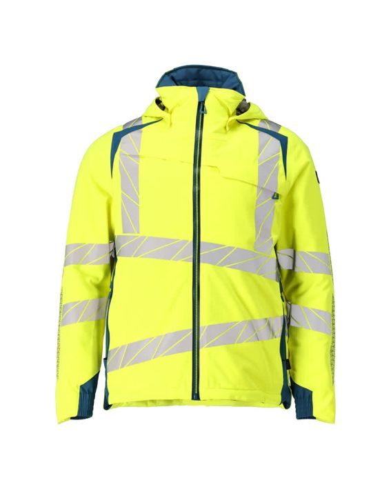 Winterjacke ACCELERATE SAFE hi-vis gelb/dunkelpetroleum