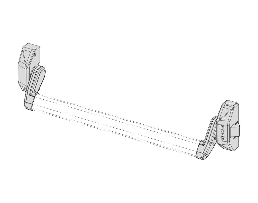 Panikbeschlag Alpha Push - 1 Punkt