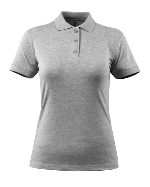 Polo-Shirt CROSSOVER grau-meliert