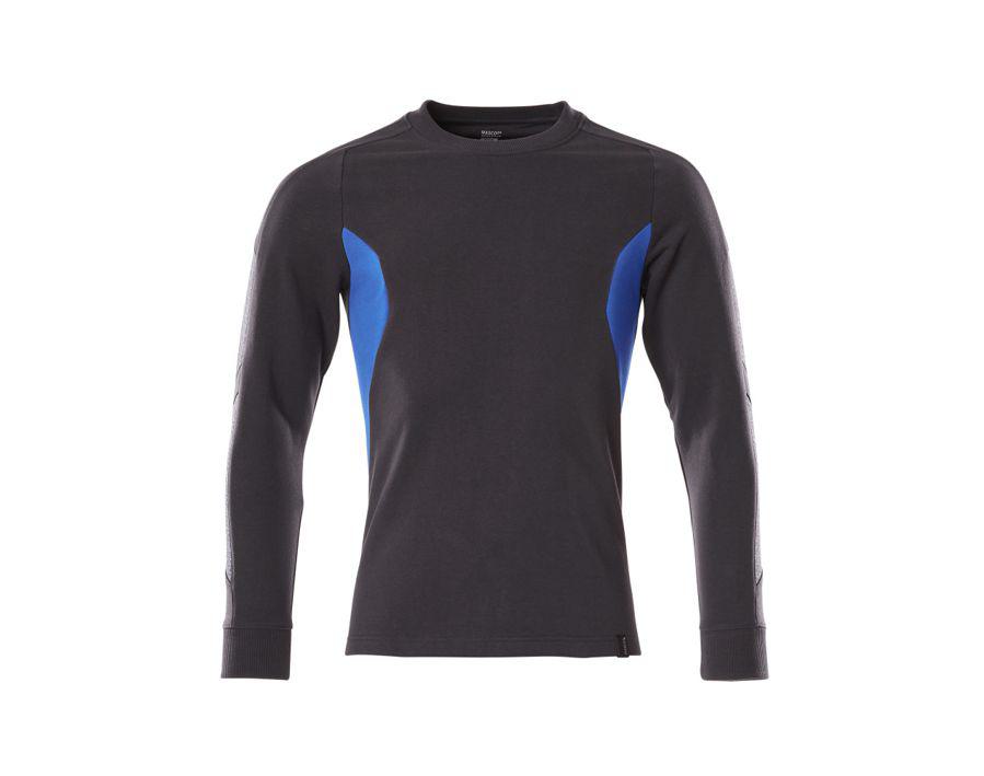 Sweatshirt ACCELERATE schwarzblau/azurblau