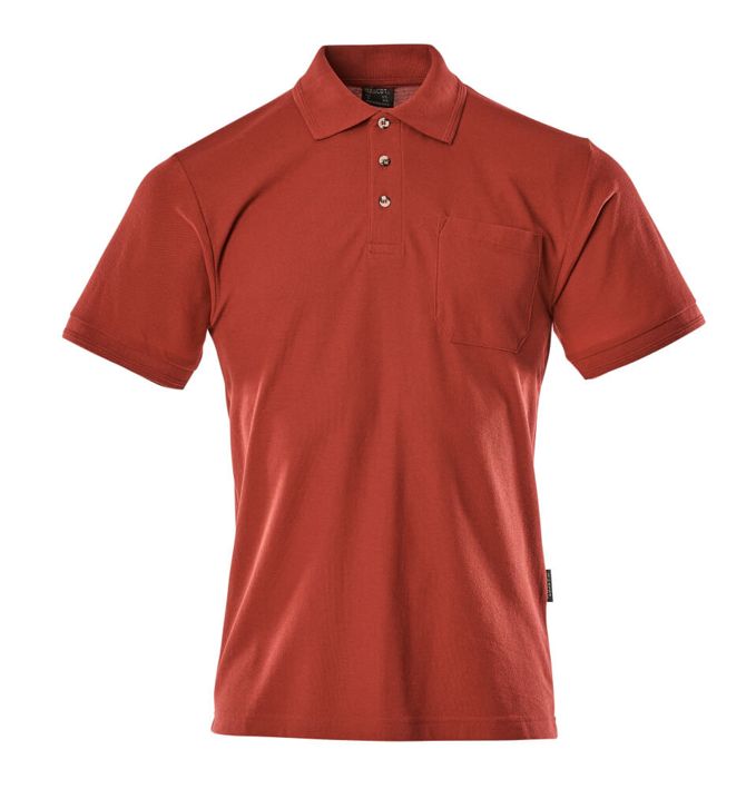 Polo-Shirt mit Brusttasche CROSSOVER rot