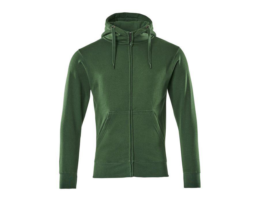 Kapuzensweatshirt mit Reißverschluss CROSSOVER grün