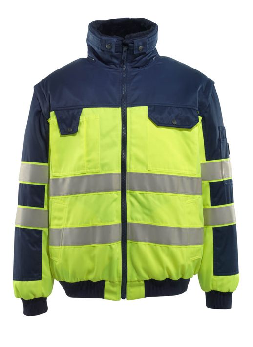 Pilotjacke SAFE IMAGE hi-vis gelb/marine