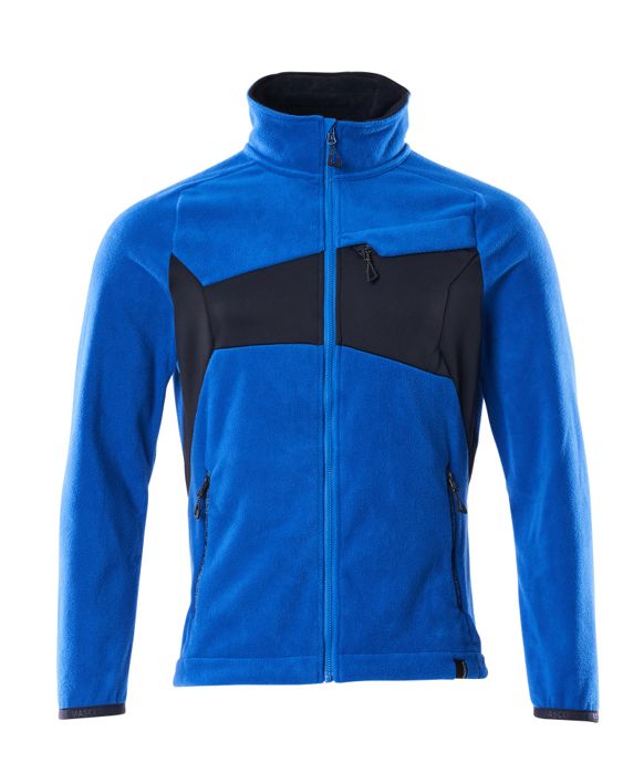 Fleecejacke ACCELERATE azurblau/schwarzblau