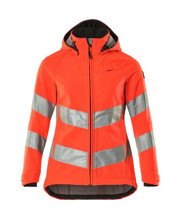 Soft Shell Jacke SAFE SUPREME hi-vis rot