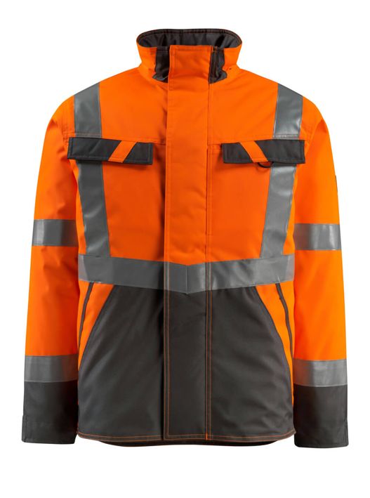 Winterjacke SAFE LIGHT hi-vis orange/dunkelanthrazit